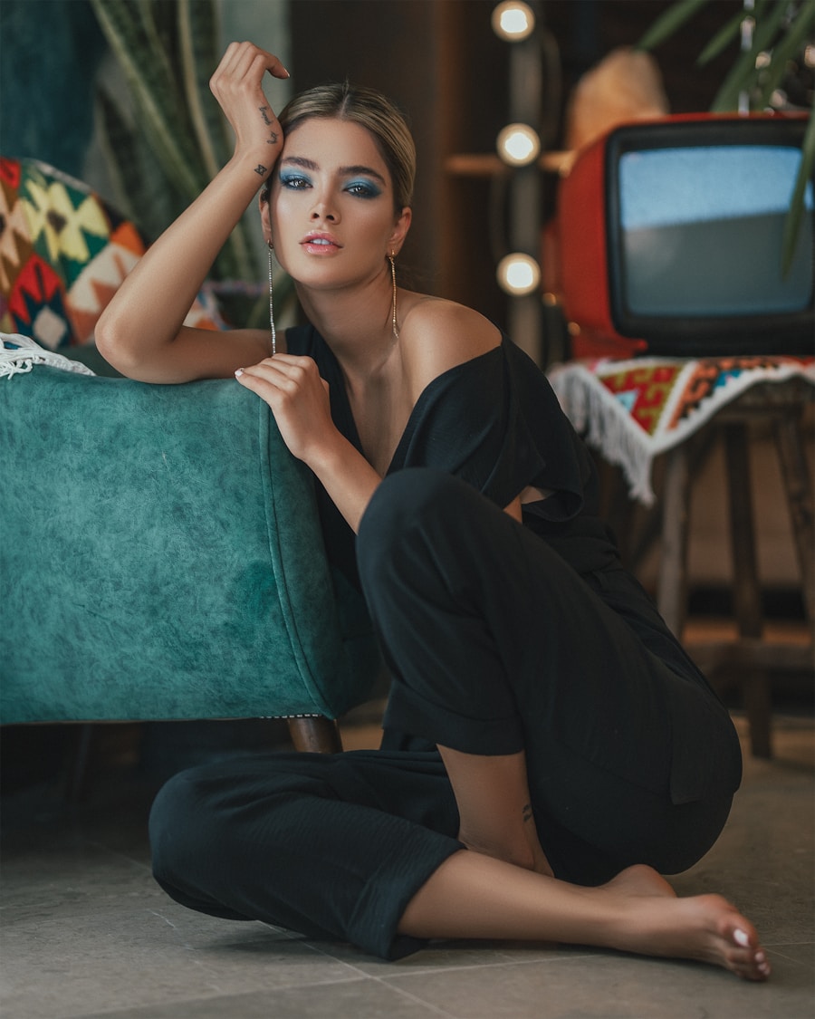 Photo black jumpsuit