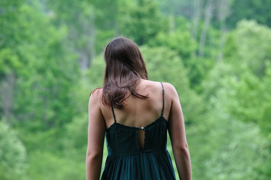 Photo strapless dress